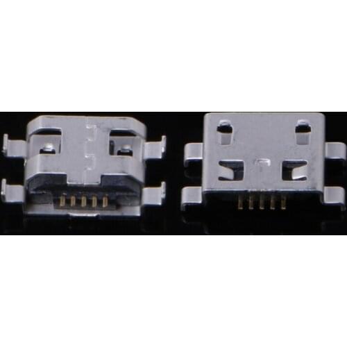 10 Pcs Type B Micro USB 5 Pin Female Charger Mount Jack Connector Port Socket