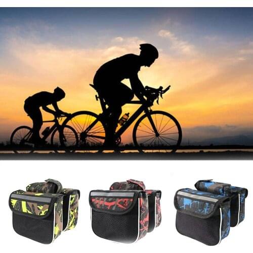 2 Types Bicycle Bags Bicycle Front Touch Screen Phone Bag Mountain Bike Top Tube Bag Cycling Pannier Bag For Bicycle