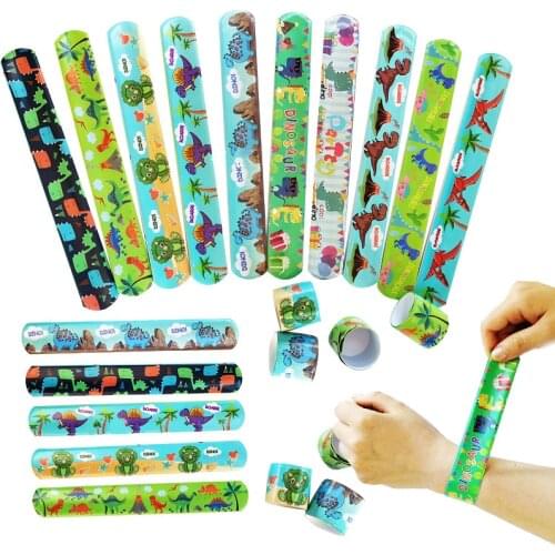 Dinosaur Party Birthday Dinosaur Snap Bracelet Dino Party 1st Boy Roar Birthday Party Favor Dinosaur Gift