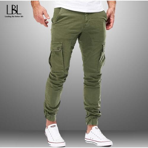 Mens Trousers Jogging Military Cargo Pants Casual Outdoor Work Tactical Tracksuit Pant Autumn Winter Plus Size Men Slim Clothing