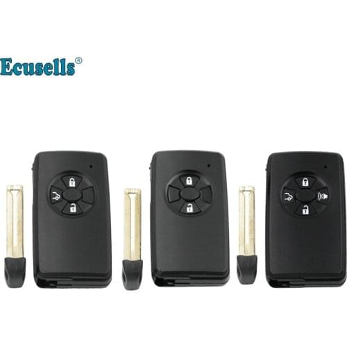 2/3/4 buttons Remote key shell case housing fob for TOYOTA Auris Yaris RAV4 Urban Cruiser RAV4 with small insert key