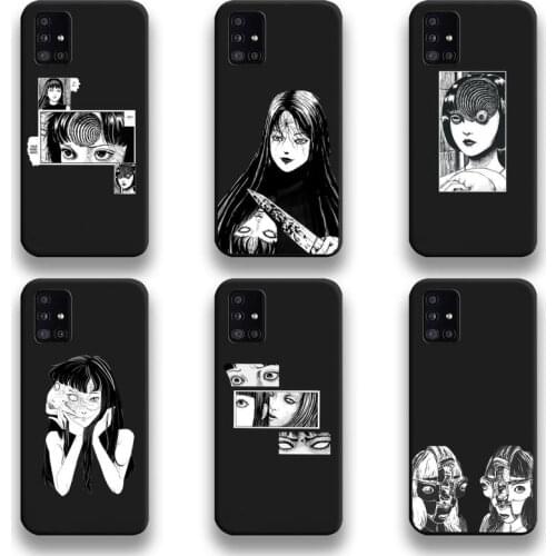 Junji Ito Tees Horror Phone Case For Samsung Galaxy A52 A21S A02S A12 A31 A81 A10 A20E A30 A40 A50 A70 A80 A71 A51 5G