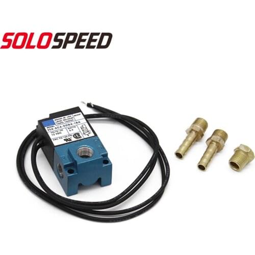 3 Port DC12V High Frequency Electronic Boost Control Solenoid Valve 35A-ACA-DDBA/AA/FA-1BA with 6mm Silencer