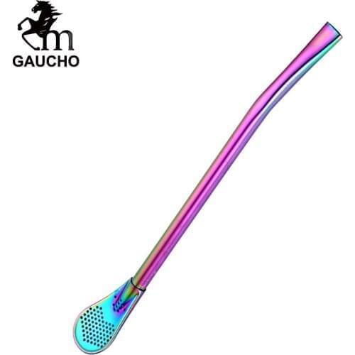 50 PCS/Lot Delicate Yerba Mate Bombilla Stainless Filter Straw 7 Color For Option Drinking Smooth Easy Cleaning Hot Wholesale