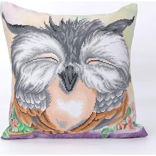 Flag with Eagle Partial AB Diamond Mosaic Paintings Cushion Cover Cross Stitch Kits Art 5D DIY Embroidery Pillow Case Decor Home