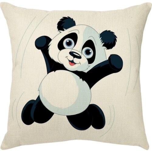 HOT SALE Cute panda Cushion Cover Throw Pillow Case for Home Chair Sofa Decoration Square Pillowcases