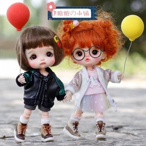 OB11\OB24 Doll shoes matching color work boots casual shoes GSC plain BJD doll MICo cake meijie pig baby shoes boots