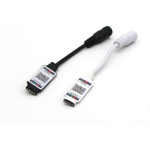 Bluetooth-compatible RGB Remote Controller DC 5V 12V 24V Mini ​WiFi Dimmer For 3528 5050 RGB Led Strip LIGHT TV Backlight