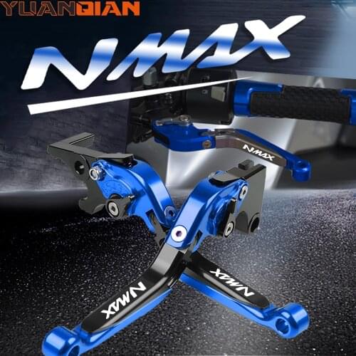 For YAMAHA NMAX125 NMAX155 2015 2016 2017 Motorcycle CNC Brake Clutch Levers Extendable Folding Adjustable NMAX 125 155 lever