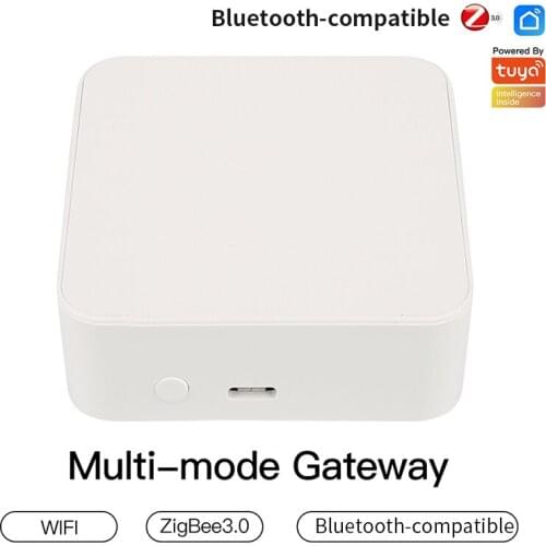 Tuya Gateway ZigBee WIFI Bluetooth Mesh Gateway HubSmart Home Control For Tuya Smart Life Alexa Google Home Intelligent Home Hub