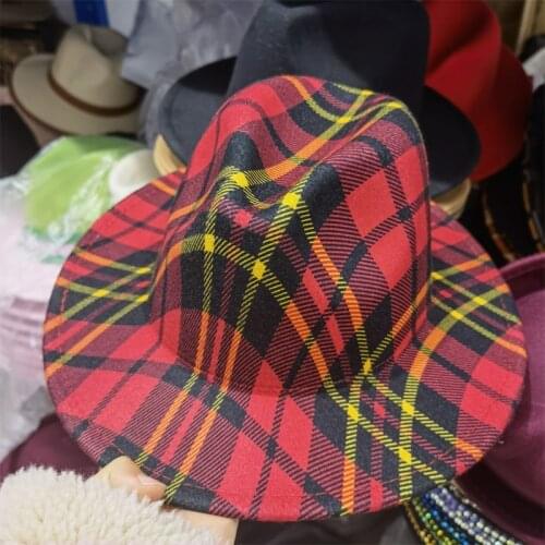 Women Hat Fedora Patchwork Black Leopard Men Caps Panama Wide Brim Leopard Pattern Casual Women Fedora Hats Sombreros De Mujer