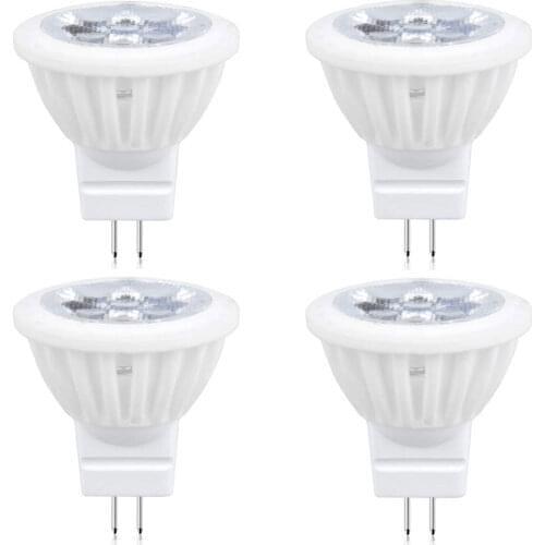 AC/DC 12V MR11 Led Bulb 4W MR11 GU4 LED Bulb 35W Halogen Replacement Spotlight Landscape Recessed Track Light GU4 G4 Base Lamp