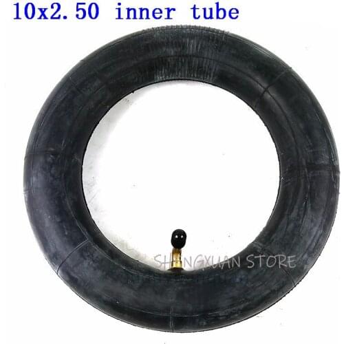 2 pcs 10X2.50 Tube Inner tire with bent valve For Baby Stroller Pram Scooter 10 Inch tyre inner tube