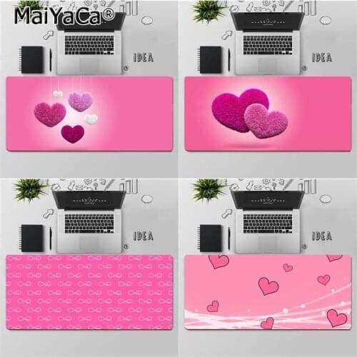 Maiya High Quality for girls love pink Keyboards Mat Rubber Gaming mousepad Desk Mat Free Shipping Large Mouse Pad Keyboards Mat