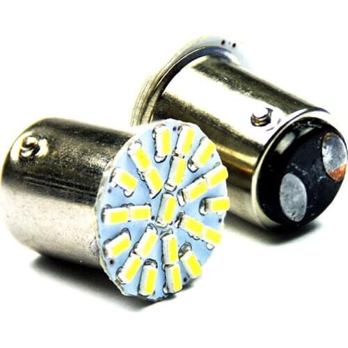 WTS wholesale 100PCS Car 1157 LED BAY15D 3014 Chip 22SMD Auto LED Light Lamp Brake Lights White tail stop led bulb red lights