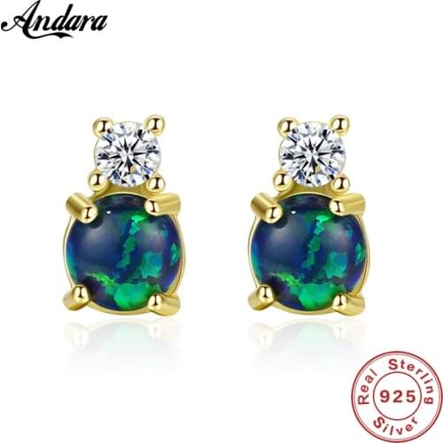 New Fashion Stud Earrings 925 Sterling Silver Jewelry Women Earrings Fine Jewelry