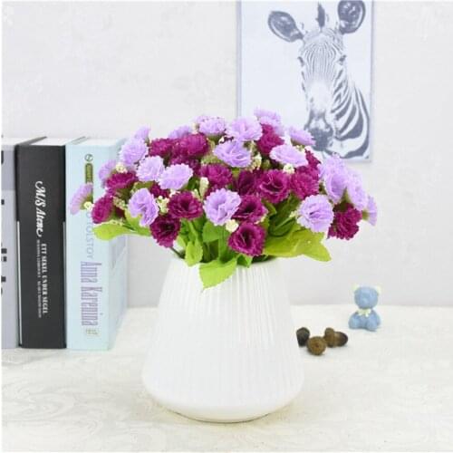1 Bunch Lilac Artificial Flower Real Touch Artificial Tulip Bouquet Fake Flower for Home Gift Wedding Decorative Flowers