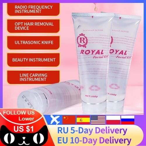 1 Pcs Ultrasonic Gel RF&EMS Massager Body Slimming Facial Lifting Skin Firming Tighten Anti Wrinkles Moisturizing Gel Cream