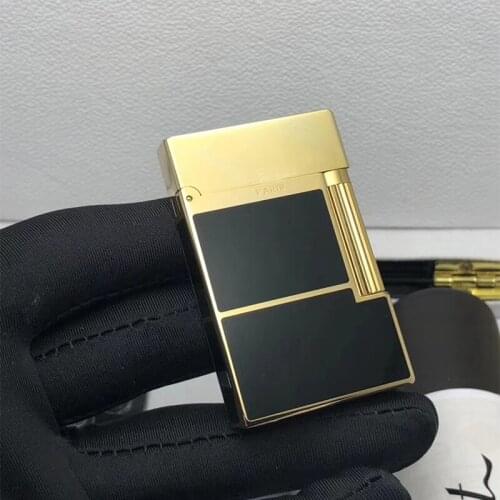 100% brand new retro DuPont bright sound lighter Seiko manufacture windproof copper body cigarette lighter with box