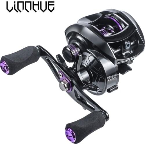 2021 Newest Baitcasting Reel 7.2:1 High Speed Ultralight 8KG Max Drag Metal Spool Fishing Reel For Bass 72 Hours in Ocean