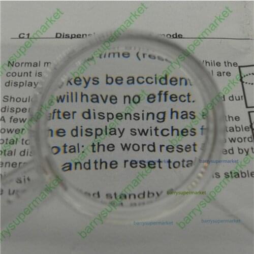 25mm Mini portable plastic PMMA acrylic Toys magnifier for student Transparent 5-10X Magnifier Learning Home Office Best Gift