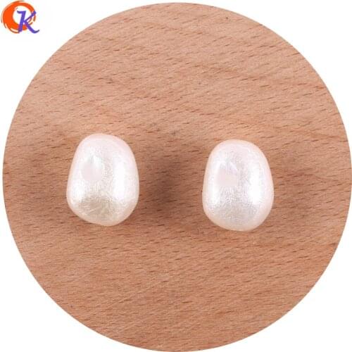 Cordial Design 100Pcs 13*16mm Acrylic Beads/Jewelry Accessories/DIY Making/Imitation Pearl/AB Effect/Hand Made/Earring Findings