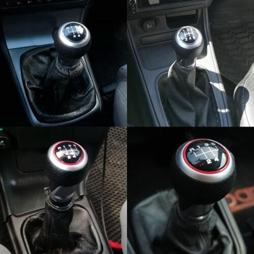 For Audi A4 B6 B7 B8 A6 S4 8K A5 8T Q5 8R S Line Ibiza 6J Seat Leon Mk1 Passat Golf 5/6 Speeds Car Gear Shift Knob 12mm HandBall