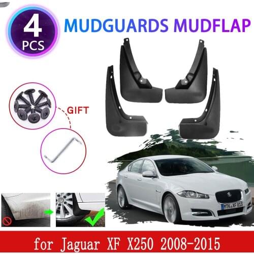 For Jaguar XF X250 2008 2009 2010 2011 2012 2013 2014 2015 Mudguard Mudflap Fender Mud Flaps Splash Guard Protect Accessories