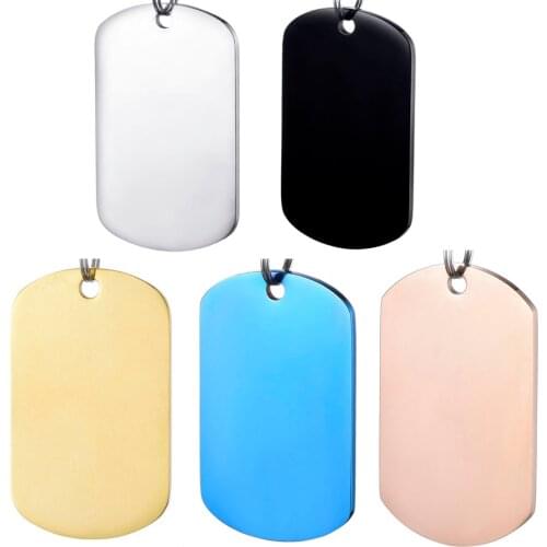 Wholesale Badge Blank Dog ID Tag 10pcs/lot