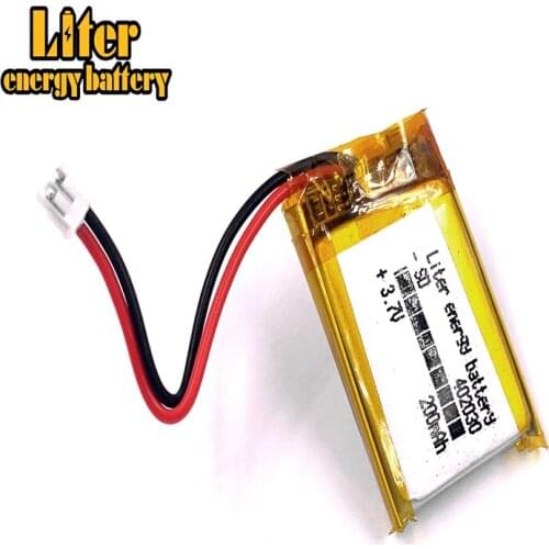 JST ZH 1.5mm 2p 402030 3.7V 200mAh LiPo Rechargeable Battery Lithium Polymer with For Mp3 Camera bluetooth GPS