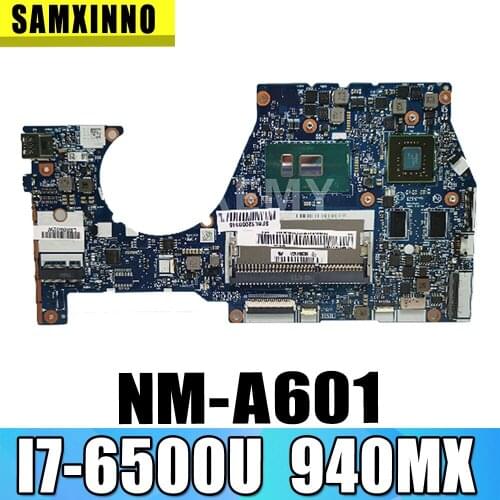 SAMXINNO NM-A601 Laptop motherboard for Lenovo YOGA 700-14ISK original mainboard I7-6500U 940MX 5B20K41652
