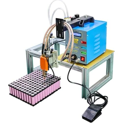 Small Portable Spot Welding Lithium Battery Pneumatic Welding Machine Electric Vehicle Semi-automatic Welding Machine