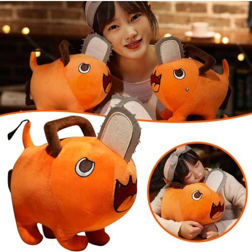 New Anime Chainsaw Man Denji Pochita Theme Cartoon Plush Dolls Stuffed Toy Gift Pillow Collection Boy Girl Cosplay Birthday Xmas