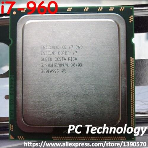 Original Intel Core i7 960 processor i7-960 CPU 8M Cache 3.20GHz 4-cores LGA1366 free shipping ship out within 1 day