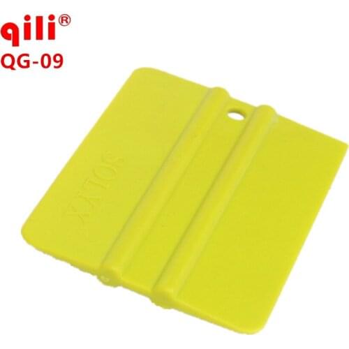 QG-09 Good quality Green mini hard card squeegee window tint tool vinyl application tools mobile phone film install tool