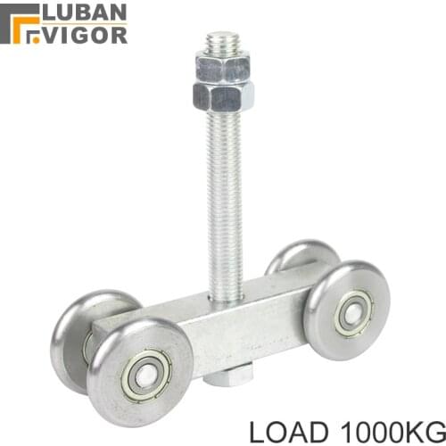 Heavy-duty sliding door hanging wheel with bearing,load 1000kg,for Industrial warehouse door,universal sliding door pulley wheel