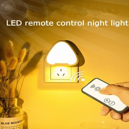 LED Night Light Bedside Lamp 220V Dimmable LED Light Timing Nightlight Wireless LED Wall Lamp Bedroom Children Baby Lamp US Plug
