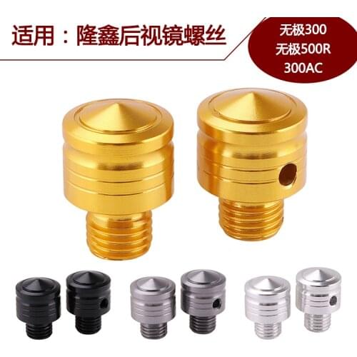 Motorcycle Mirror Hole Plug Screw Decoration for Loncin Voge 500r 300 Series