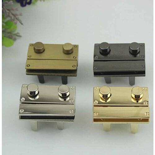10 pcs/lot New High-grade Metal Clasp Turn Lock Twist Lock for DIY Women Bag Handbag Craft Bag Purse Hardware Bag Accessories