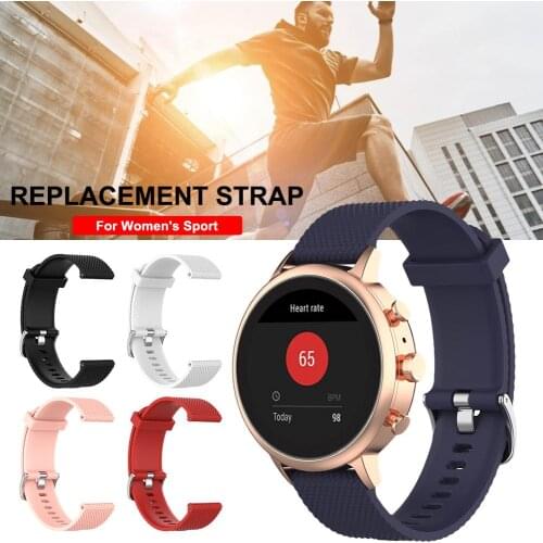 18MM Sport Strap For Fossil Womens Sport/Womens Charter HR/Womens Gen 4 Q Venture HR Replacement Watch Band Fashion Wristband