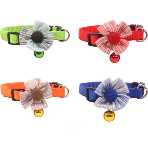 30pcs/lot Pet Puppy Kitten Dogs Cat Adjustable Flower Collar Necktie Bowtie Holiday Wedding Decoration Accessories