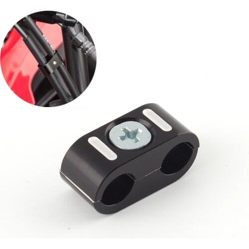 4PCS XL883 XL1200 Brake Throttle Cable Clips Clamp For Sportster XL 883 1200 750 Softail Heritage Fat Street Bob Dyna 1984-2017