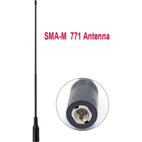 Soft 771 SMA-M Male Antenna for Yaesu Vertex VX-3R VX-7R PX-2R UV-3R TH-UVF9 TH-UV3R KG-UV6D VX-3R VX-5R VX-6R VX-7R TH-UV8000