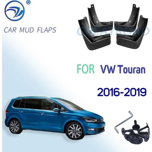 4x Car Front Rear Mud Flaps Mudguards Splash Guards Fender Flares for VW Touran 2016 2017 2018 Mudflaps