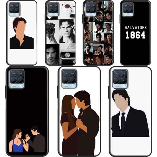 Damon Salvatore The Vampire Diaries Case For OnePlus 9R 8T Nord 7 8 9 Pro Cover For Realme 8 Pro 7i GT Neo C3 C21 6 7 Q3 Pro