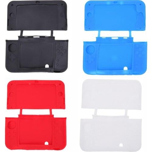 4Colors Rubber Soft Silicone Cover Case For Nintendo New 3DS XL LL 3DSXL/3DSLL Console Full Body Protective Skin Shell