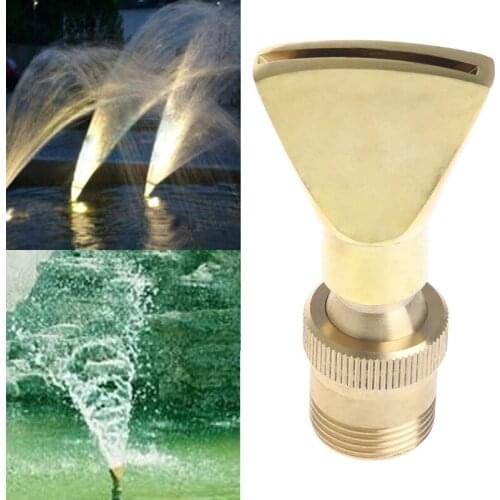 1/2" DN15 3/4" DN20 Fan Shape Spring Fountain Pond Nozzle Sprinkler Spray Head