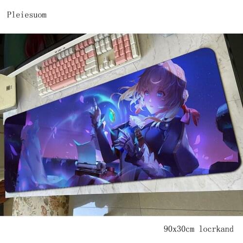 Violet evergarden padmouse 800x300mm gaming mousepad game Birthday mouse pad gamer computer desk present mat notbook mousemat pc
