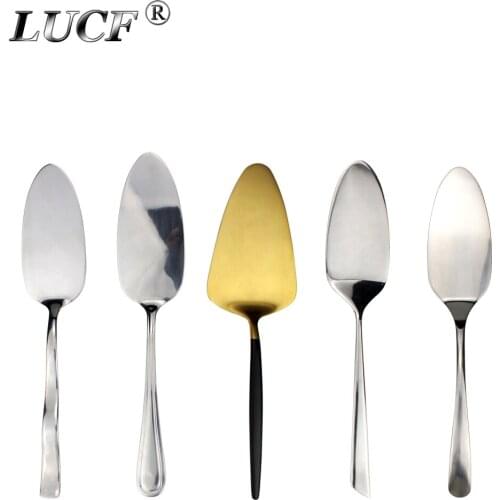 LUCF Stainless Steel delicate Cake Server Baking utensil pie Spatula Cheese pizza scoop tableware cutlery For kitchen restaurant
