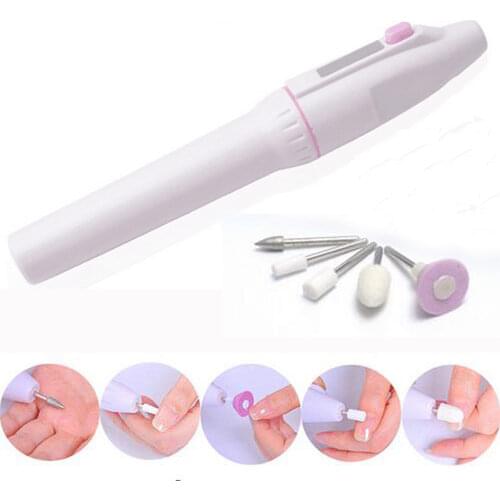 Nail Drill Bits 5 In 1 Tools Nail Care Electric Machine Kit Grooming Gel Tip Pedicure Automatic Manicure Sets Polish Art Kits